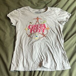 Vintage Greta Van Fleet shirt. Medium size but may have shrank in the wash.